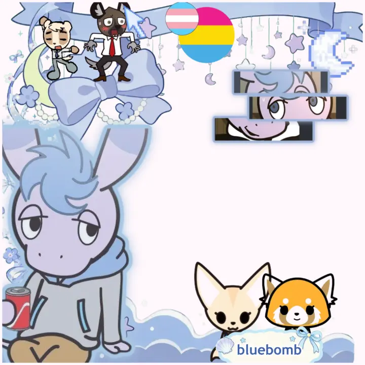 Blue Rant Layout, Blue rant layout by {~bluebomb~}