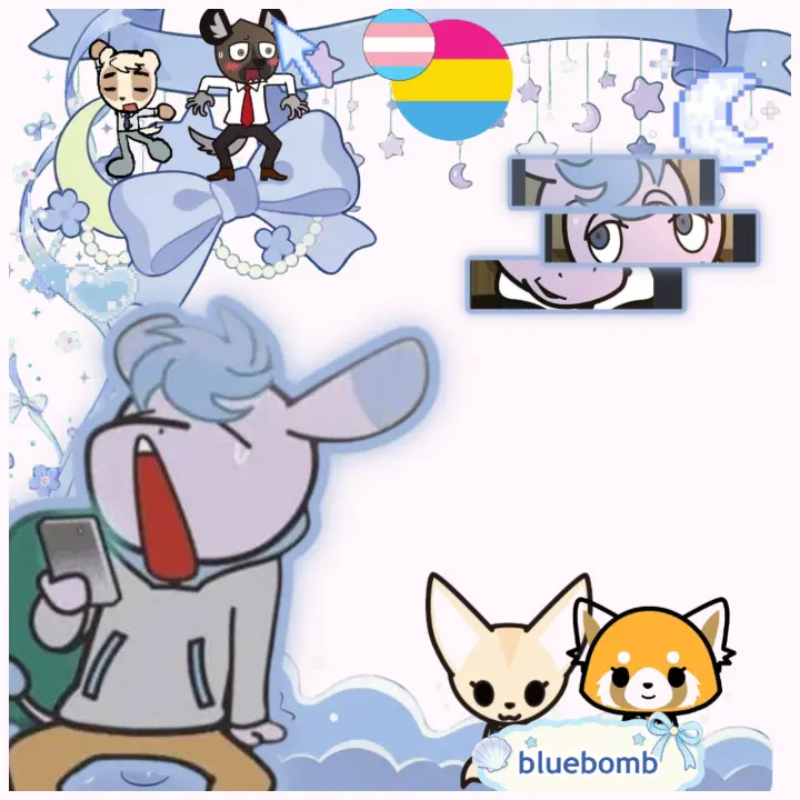 2 tadano layout, Blue rant layout by {~bluebomb~}