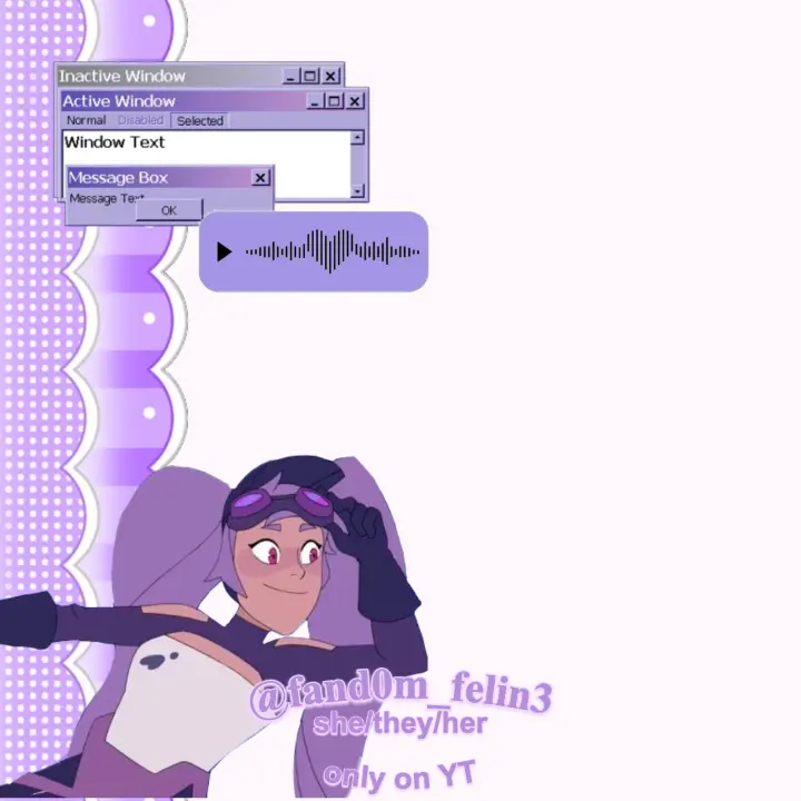 Entrapta, Purple rant layout by Anonymous creator