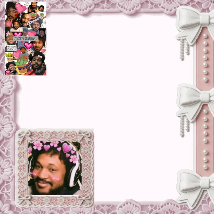 Frame only Rant Layout, Pink rant layout by Anonymous creator