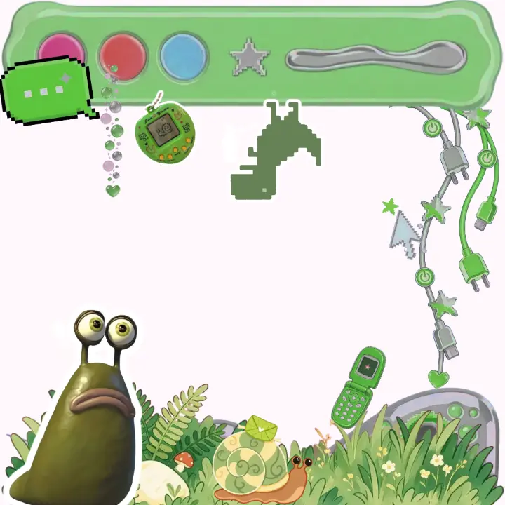 Green Y2K rant layout, Custom rant layout by Anonymous creator