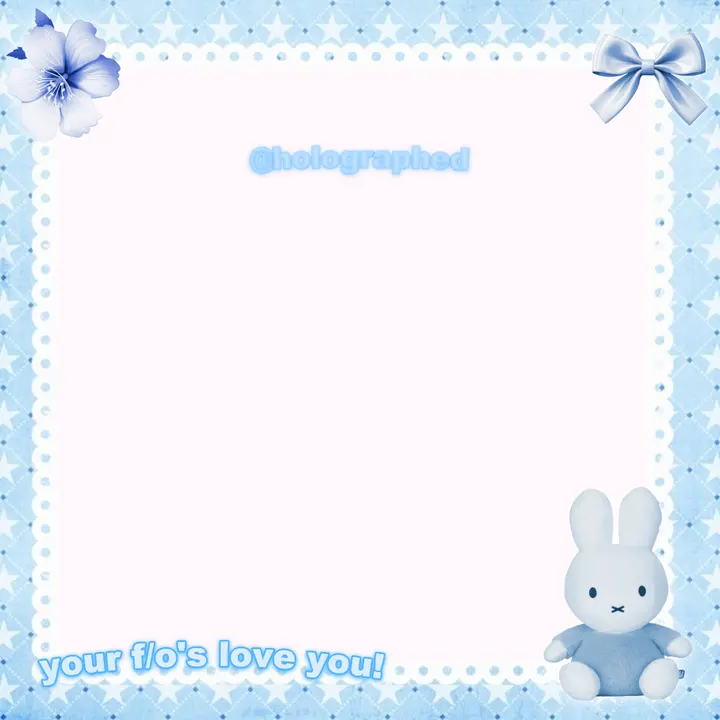 holographed simple layout, Blue rant layout by @holographed (yt)