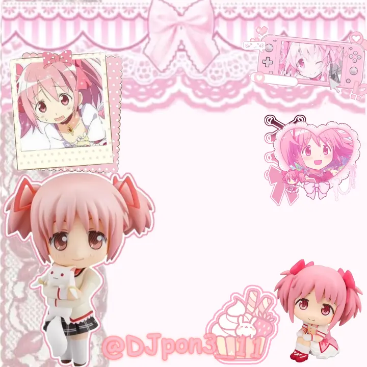 Madoka Layout, Pink rant layout by @DJpon3_11