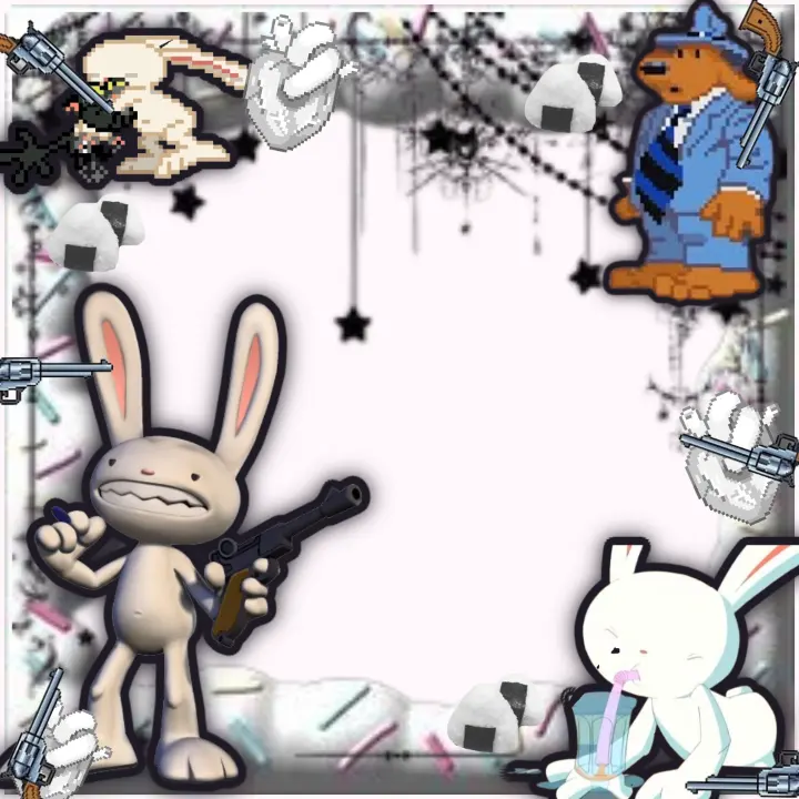 max(from sam and max) Layout, Dark rant layout by {~bluebomb~}