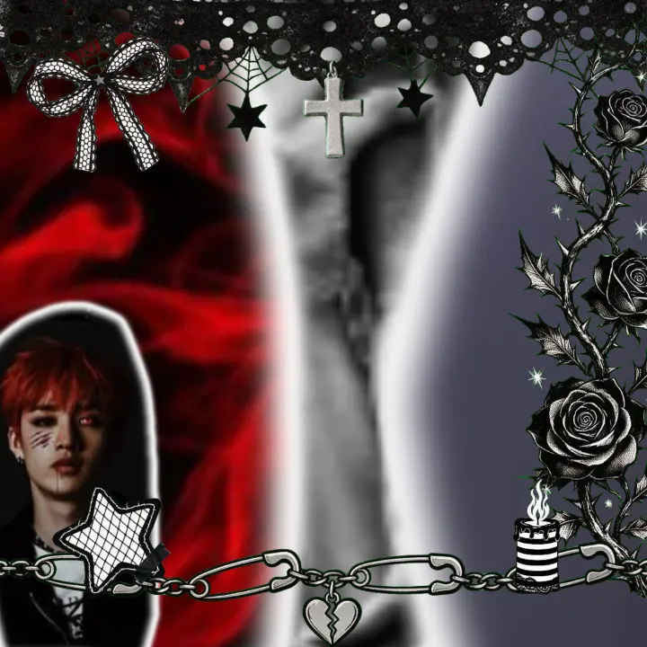 Midnight Lace starter Rant Layout, Dark rant layout by 🐾Hyunjin🐾