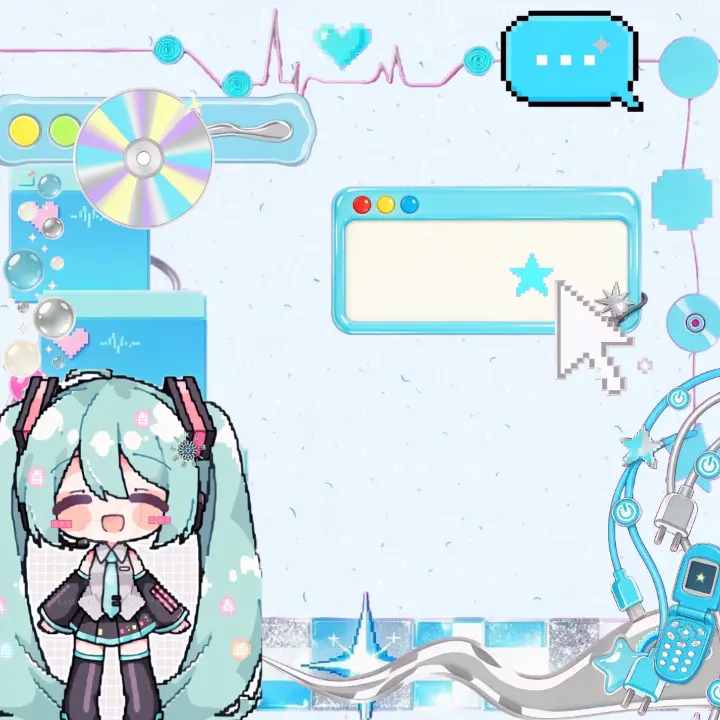 miku layout, Anime-inspired rant layout by scootergoesvrom
