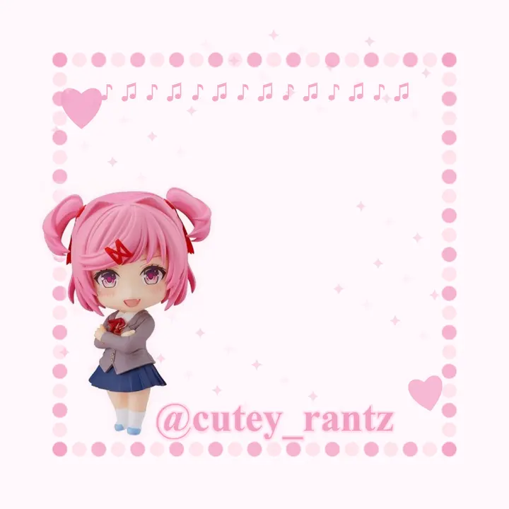 natsuki rant layout, Pink rant layout by docluck