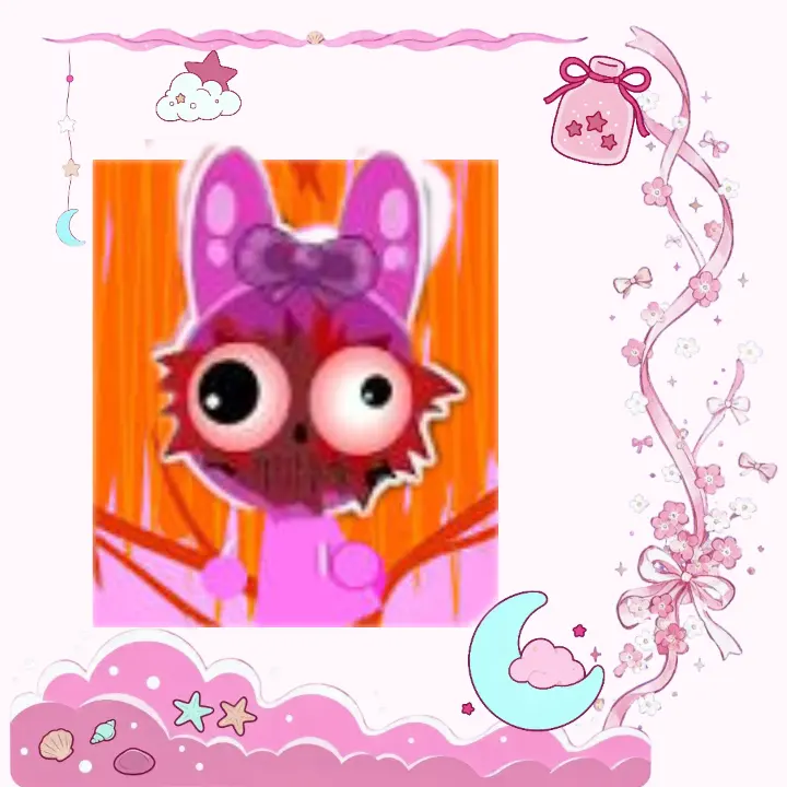 Pink ribbons & stars rant layout, Pink rant layout by Anonymous creator