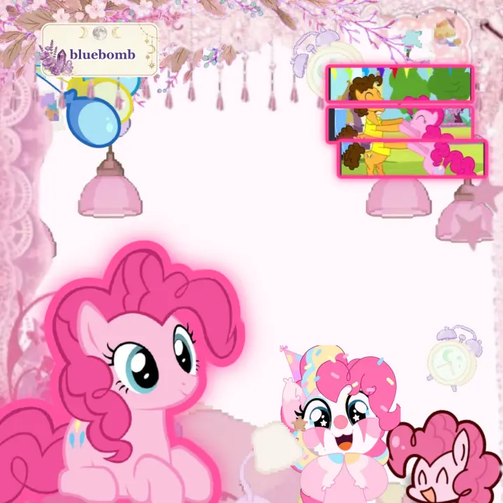 Pinkie pieRant Layout, Pink rant layout by {~bluebomb~}