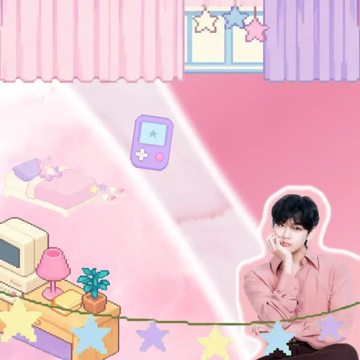 Pixel Bedroom starter Rant Layout, Pink rant layout by 🐾Hyunjin🐾