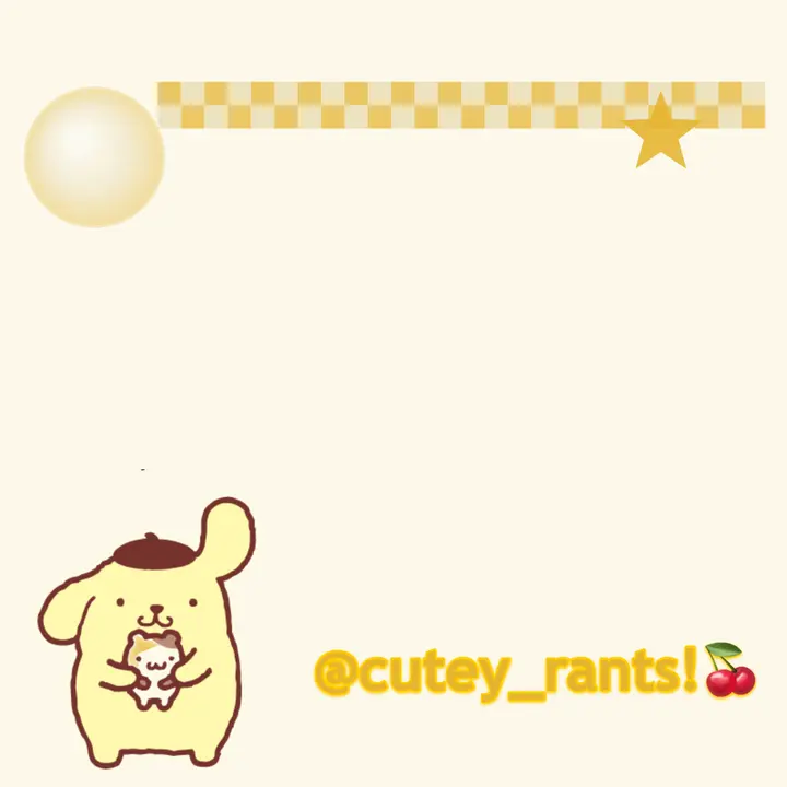 pom pom layout, Cute rant layout by bubble