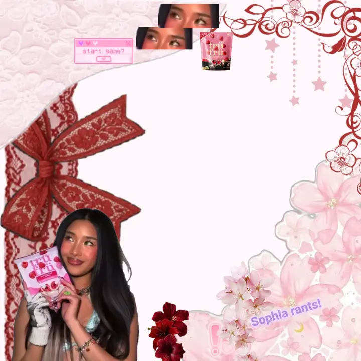 Untitled Rant Layout, Pink rant layout by Miki