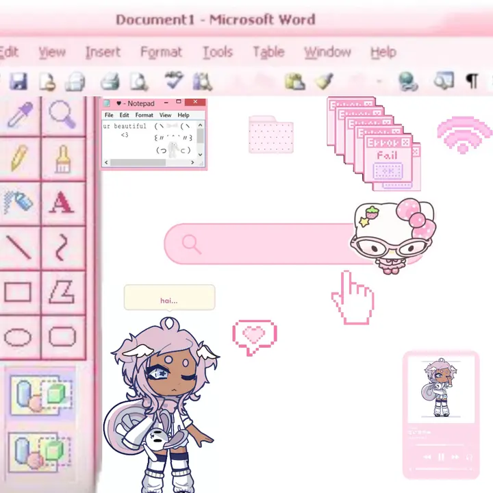 Pink Cute Rant Layout, Pink rant layout by Anonymous creator